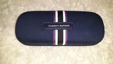 TOMMY HILFIGER...  Estuche para gafas de sol/gafas cubiertas de tela azul oscuro segunda mano  Embacar hacia Argentina