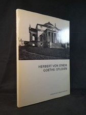 Goethe studies. collectanea d'occasion  Expédié en Belgium