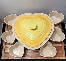 Creuset yellow heart for sale  Granbury