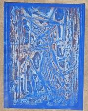 Grande œuvre bleue d'occasion  Saint-Quentin-Fallavier
