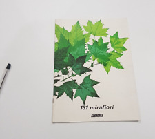 Brochure depliant fiat usato  Trebisacce