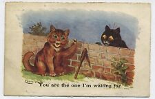 Cartão postal vintage Louis Wain gato quadrinhos O6 "Você é o único que eu estou esperando" comprar usado  Enviando para Brazil