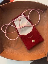 Authentic Cartier pink Silk Cord Rope Replacement Love Trinity Bracelet comprar usado  Enviando para Brazil