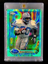 BARRY SANDERS RARO ONDA AZUL/175 REFRACTOR Holo Paralelo - LEONES segunda mano  Embacar hacia Argentina