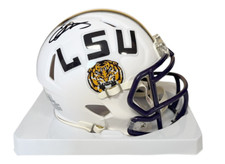 Mini capacete LSU Tigers Odell Beckham Jr. autografado branco velocidade BECKETT autêntico... comprar usado  Enviando para Brazil