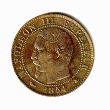 Centimes 1854 napoléon d'occasion  Tarascon