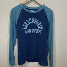 Usado, Camisa térmica masculina Abercrombie & Fitch XL centro soletrar manga longa grunge comprar usado  Enviando para Brazil
