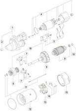Mahle original démarreur d'occasion  Expédié en France
