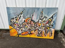 Grand tableau abstrait d'occasion  Montendre
