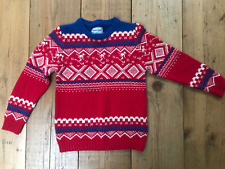 Boys red fairisle for sale  LEICESTER