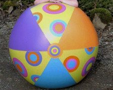 RARO Vintage ALEX 48" Conjunto Pronto BOLA DE PRAIA INFLÁVEL MOLHADA Vinil Fosco ROXO comprar usado  Enviando para Brazil
