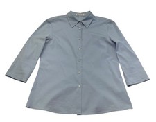 Camisa Jil Sander Button mangas 3/4 tamanho 40 azul claro comprar usado  Enviando para Brazil