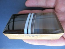Ancien tabatiere agate d'occasion  Dijon