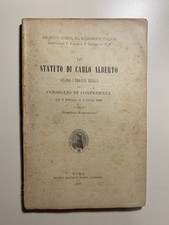 Statuto carlo alberto usato  Trani