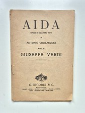 Aida verdi. libretto usato  Caserta