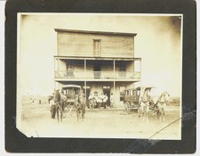 Foto de gabinete década de 1890 Texas TX Ringold linha de transferência diligências hoteleiros patronos comprar usado  Enviando para Brazil