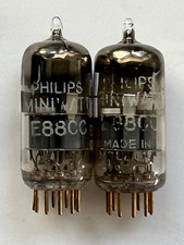 Rzadka zrównoważona para Philips Miniwatt Heerlen SQ E88CC 6922 6DJ8 1950'Y D-getter na sprzedaż  PL
