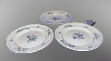 Juego de 3 platos de cena para horno de ladrillo Jardín Bleu 11" diseño de flores azules de gres segunda mano  Embacar hacia Mexico