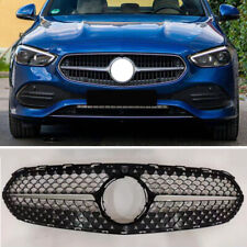 Capa preta para grade de para-choque dianteiro para Mercedes Benz C200 C300 W206 2022-2024 comprar usado  Enviando para Brazil