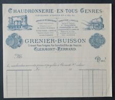 Facture clermont ferrand d'occasion  Nantes-