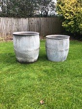 Galvanised dolly barrel for sale  CHESTER