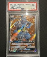 LUCARIO GX 122/131 | PSA 10 | Cartão Pokémon Forbidden Light Full Art Graded comprar usado  Enviando para Brazil