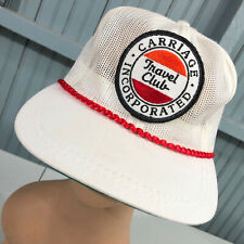 Boné de beisebol Snapback Carriage Travel Club Inc Royals RV Motorhome vintage EUA, usado comprar usado  Enviando para Brazil