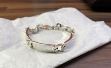 Hallmarked silver curb for sale  ABERGELE
