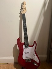 Red electric guitar for sale  LONDON