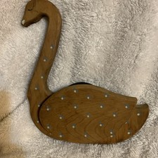 Vintage wooden swan for sale  Bremond