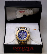 Relógio Invicta Reserve cronógrafo mostrador azul 52mm comprar usado  Enviando para Brazil