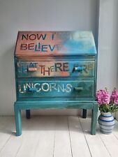 Painted bureau cabinet for sale  Shipping to Ireland