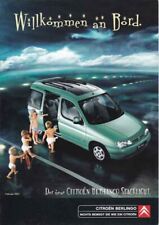 Catalogue Brochure Citroën Berlingo Spacelight 02/2001 Allemagne / Deutschland comprar usado  Enviando para Brazil