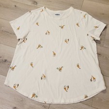 Camisa manga curta estampa girafa Old Navy Everywear tamanho grande, usado comprar usado  Enviando para Brazil