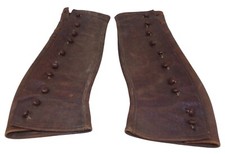 Paire guêtres cuir d'occasion  Isigny-sur-Mer