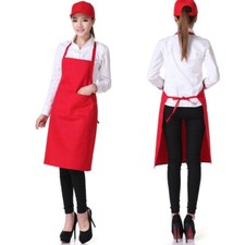 Avental masculino feminino cozinha restaurante chef ajustável babador vestido com bolso comprar usado  Enviando para Brazil