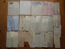 Lot old invoices d'occasion  Expédié en Belgium