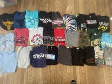 Camiseta/camisa masculina gráfica revendedor de roupas lote atacado pacote grande - 27 peças comprar usado  Enviando para Brazil