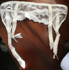 Ladies white suspender for sale  GRAVESEND