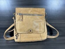 Bolsa organizadora bolsa satchel aba couro pebbled bronzeado tiracolo Fossil Hanover comprar usado  Enviando para Brazil