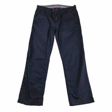 Calça masculina Robert Graham Kipling 32X27 azul frente plana sob medida perna reta comprar usado  Enviando para Brazil