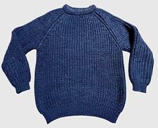 Suéter The Cornish Woollen Co. Para Hombres L Lana de Cordero Pura Pescador St Ives Jersey segunda mano  Embacar hacia Argentina