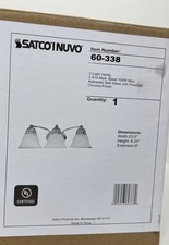 Satco light polished for sale  Anderson