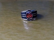 Men garnet ring for sale  Point Arena