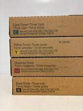 4 toners CMYK genuínos Xerox Color 550,560,570,C60,C70 PrimeLink C9065, C9070 comprar usado 4 toners CMYK genuínos Xerox Color 550,560,570,C60,C70 PrimeLink C9065, C9070 comprar usado  Enviando para Brazil