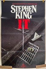Usado, VINTAGE ORIGINAL IT POR STEPHEN KING SIGNET LIVRARIA PÔSTER PROMOCIONAL BOB GIUSTI ART comprar usado  Enviando para Brazil