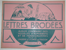 Embroidered letters album d'occasion  Expédié en Belgium