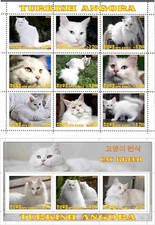 Usado, Folha de selo + bloco gato angorá turco edição 2021 Coreia comprar usado Usado, Folha de selo + bloco gato angorá turco edição 2021 Coreia comprar usado  Enviando para Brazil