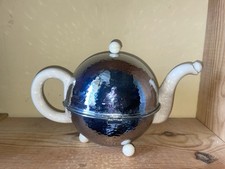 Vintage teapot chrome for sale  KINGSBRIDGE