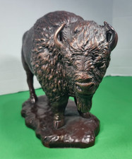 Sculpture bison bronze for sale  Sandy